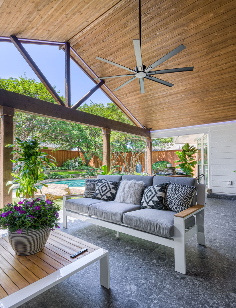 outdoor living remodel - patio